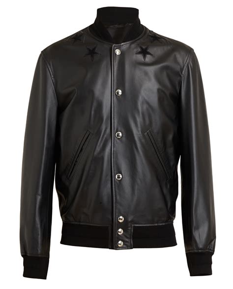 givenchy men's bomber jacket|black givenchy jean jacket men.